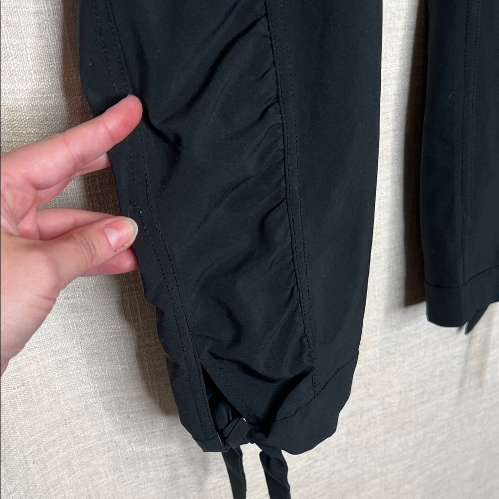 Prana Bindu Women's Black Tie-Hem Jogger Pants in Small - Picture 5 of 6